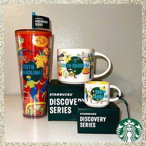 💚⭐️ NWT Starbucks "Discovery Series" South Carolina 3pc Set